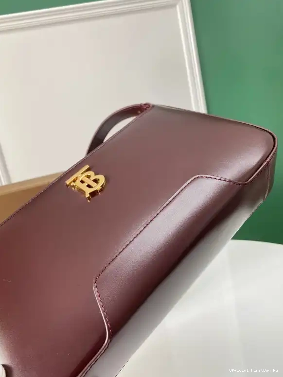 Official FirstBag Ru TB BURBERRY Leather Bag Shoulder 0506